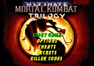 Ultimate Mortal Kombat Trilogy (Hack) — Title screen